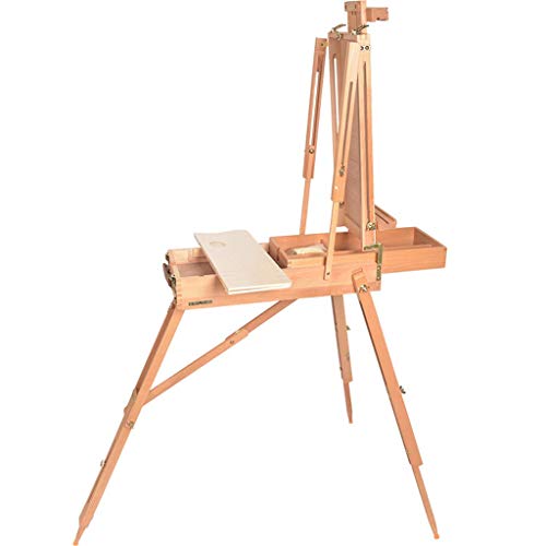 JIYTG Staffelei für Ölgemälde, tragbar, zusammenklappbar, geeignet für Ausgehen, Holzproduktion, 62 x 104 x 145 cm, Staffelei, Kunstbedarf JIYTG Staffelei für Ölgemälde, tragbar, zusammenklappbar, geeignet für Ausgehen, Holzproduktion, 62 x 104 x 145 cm, Staffelei, Kunstbedarf von JIYTG