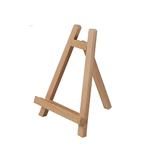 JIYTG Staffelei für den Schreibtisch, kleine Staffelei, Holz-Staffelei für Ölgemälde, zusammenklappbare Rückseite, für Desktop-Kunst, Skizzen, Werbung, Präsentationsständer, Holzstaffelei JIYTG Staffelei für den Schreibtisch, kleine Staffelei, Holz-Staffelei für Ölgemälde, zusammenklappbare Rückseite, für Desktop-Kunst, Skizzen, Werbung, Präsentationsständer, Holzstaffelei von JIYTG