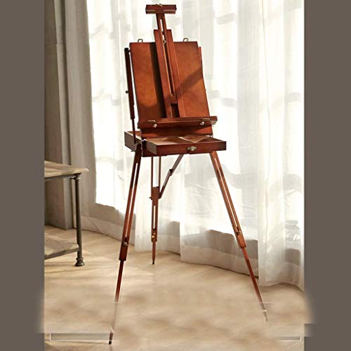 JIYTG Staffeleien, einfache Lagerung, multifunktional, Werbewerbung, unabhängiges Schubladendesign, Malerei, Ausstellungen, Anwendbarer Anlass, Holz, Künstler, Bastelbox von JIYTG