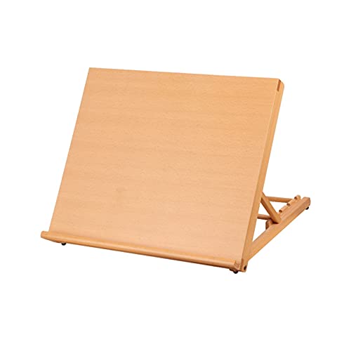 JIYTG Tragbare Skizzenstaffelei aus Holz, Tischstaffelei für Künstler, Tisch, Zeichenbrett, Ständer, Staffelei für Aquarell, Ölgemälde, Kunstbedarf von JIYTG