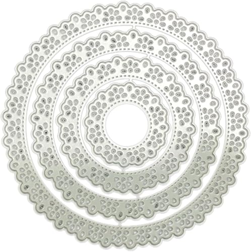 Runde Spitzenbordüre, Prägeschablone, Untersetzer, Schablone für Kartenherstellung, Scrapbooking, Album, Metall-Stanzformen, Prägeschablone, Spitzenbordüre, rund für Karten Runde Spitzenbordüre, Prägeschablone, Untersetzer, Schablone für Kartenherstellung, Scrapbooking, Album, Metall-Stanzformen, Prägeschablone, Spitzenbordüre, rund für Karten von JIzian