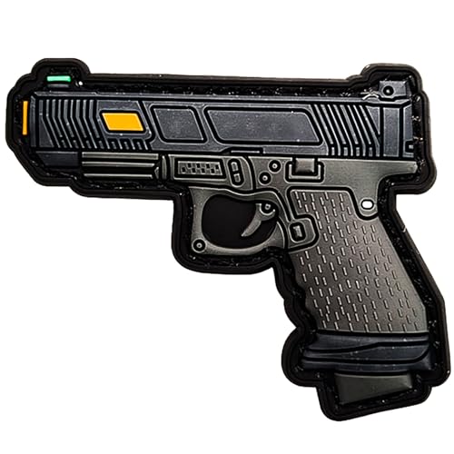 2 x PVC-Moral-Patch, Mini-Gewehr-Serie, taktischer Aufnäher, PVC-Applikation, Klettverschluss, taktische Mützen, Taschen, Jacken und Ausrüstung, 100 Stück 2 x PVC-Moral-Patch, Mini-Gewehr-Serie, taktischer Aufnäher, PVC-Applikation, Klettverschluss, taktische Mützen, Taschen, Jacken und Ausrüstung, 100 Stück von JJCVU