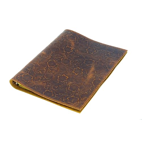 JJNUSA JJNUSA Lederordner, handgefertigt von JJNUSA, 3-Ringbuch, 2,5 cm runde Ringe, Organizer, Planer für A4 21,6 x 27,9 cm Notizblock, Notizbuch, Dokumente JJNUSA JJNUSA Lederordner, handgefertigt von JJNUSA, 3-Ringbuch, 2,5 cm runde Ringe, Organizer, Planer für A4 21,6 x 27,9 cm Notizblock, Notizbuch, Dokumente von JJNUSA