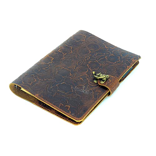 JJNUSA Leder-A4-Ringhalter, Schreibmappe für mehrere Dokumente, mit abnehmbarem Klemmbrett und funktionaler Tasche für Organizer, Büro, Reisen, Schule JJNUSA Leder-A4-Ringhalter, Schreibmappe für mehrere Dokumente, mit abnehmbarem Klemmbrett und funktionaler Tasche für Organizer, Büro, Reisen, Schule von JJNUSA