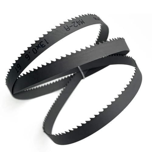 1 Stück M42 Bi-Metall-Sägebänder, verschiedene Teilungen 1140 1640 mm * 13 0,6 for Schneiden von Metall und Hartholz(6Tpi,Length 1085mm) von JJQXAIBH