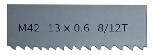 1 stück M42 Bi Metall Bandsägeblatt 2032x13mmx0,65mm 14/18 TPI 6T 8/12T 10/14T 14T for Schneiden von Holz(8-12 TPI) von JJQXAIBH