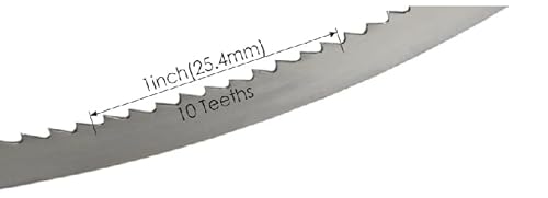 2 stücke 2240x6,35x0,35mm Carbon Bandsägeblätter Band Säge 6 1014 TPI Holzbearbeitung Werkzeuge(10TPI) von JJQXAIBH