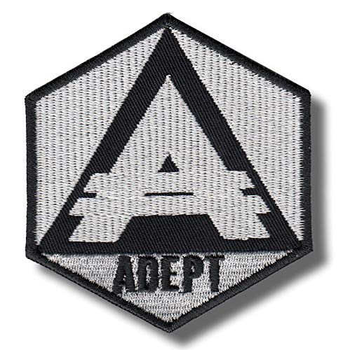 Adept Aufnäher, bestickt, zum Aufbügeln von JJTEXTIX