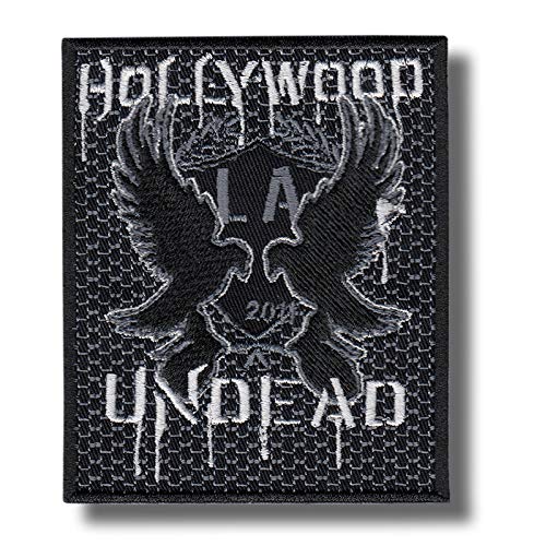 Aufnäher Hollywood Undead zum Aufbügeln, bestickt von JJTEXTIX