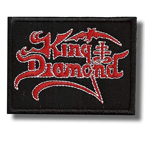 Aufnäher "King of Diamond", bestickt, zum Aufbügeln von JJTEXTIX