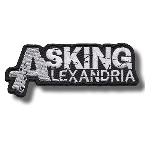 Aufnäher "Asking Alexandria Band", bestickt, zum Aufbügeln von JJTEXTIX