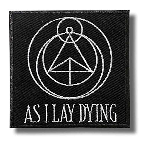 Aufnäher zum Aufbügeln, Aufschrift "As I Lay Dying" von JJTEXTIX