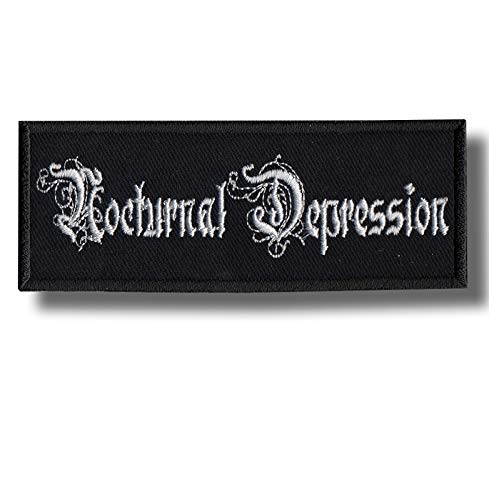 Aufnäher "Nocturnal Depression", bestickt, zum Aufbügeln Aufnäher "Nocturnal Depression", bestickt, zum Aufbügeln von JJTEXTIX