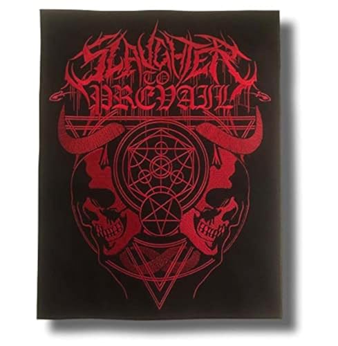 Aufnäher "Slaughter to Prevail", bestickt, zum Aufbügeln Aufnäher "Slaughter to Prevail", bestickt, zum Aufbügeln von flysclean