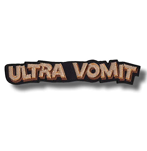 Aufnäher zum Aufbügeln mit Aufschrift "Ultra Vomit", bestickt Aufnäher zum Aufbügeln mit Aufschrift "Ultra Vomit", bestickt von JJTEXTIX