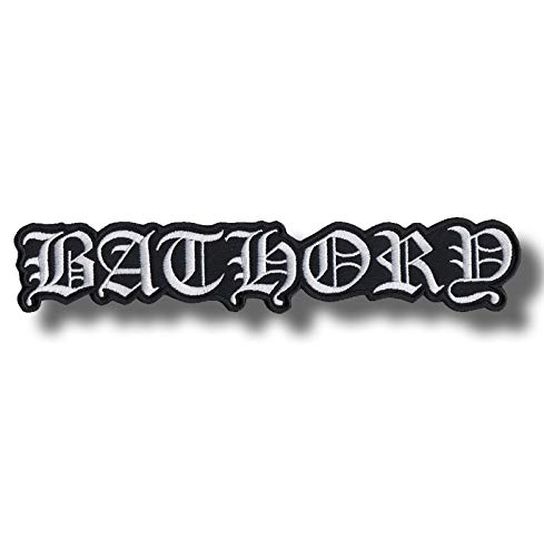Bathory Aufnäher zum Aufbügeln, bestickt Bathory Aufnäher zum Aufbügeln, bestickt von JJTEXTIX