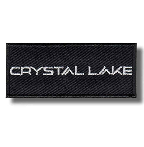 Crystal Lake Aufnäher zum Aufbügeln, bestickt von JJTEXTIX