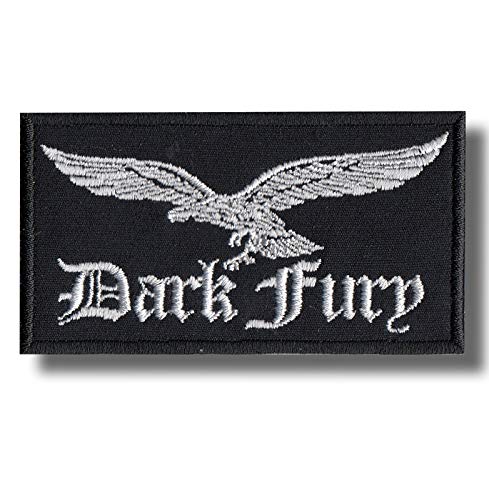 Dark Fury Aufnäher zum Aufbügeln, bestickt von JJTEXTIX