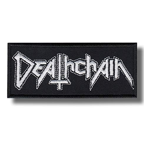 Deathchain Aufnäher zum Aufbügeln, bestickt von JJTEXTIX