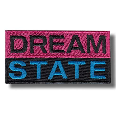Dream State Aufnäher, bestickt, zum Aufbügeln von JJTEXTIX