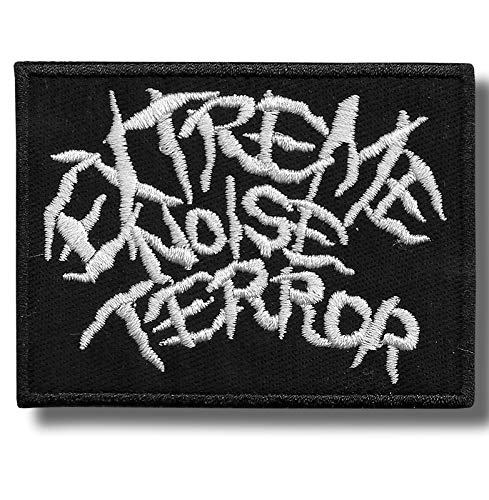 Extreme Noise Terror Patch Abzeichen bestickt zum Aufbügeln von JJTEXTIX