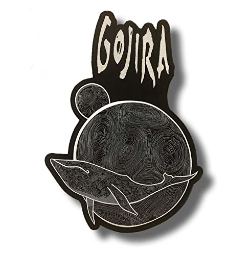 Gojira Wale Band Patch Abzeichen Bestickt Aufbügler Applikation von JJTEXTIX