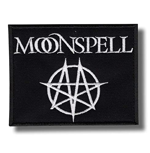 Moonspell Band Patch Abzeichen bestickt zum Aufbügeln von JJTEXTIX