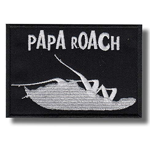 Bestickter Aufnäher zum Aufbügeln, Motiv: Papa Roach, modernes Blumenmuster, 1 Stück Bestickter Aufnäher zum Aufbügeln, Motiv: Papa Roach, modernes Blumenmuster, 1 Stück von JJTEXTIX