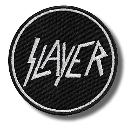 Slayer-Aufnäher, bestickt, zum Aufbügeln von JJTEXTIX