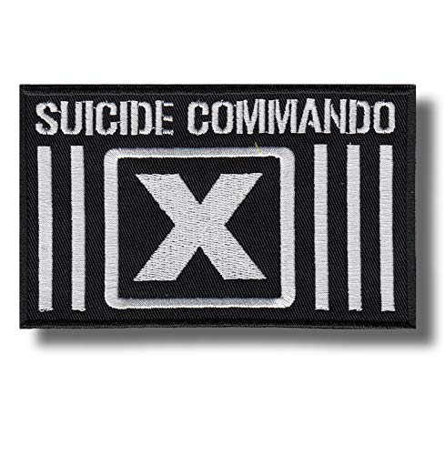 Suicide Commando Aufnäher zum Aufbügeln, bestickt von JJTEXTIX