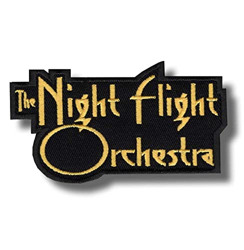 The Night Flight Orchestra Band Patch Abzeichen bestickt Aufbügler Applikation von JJTEXTIX