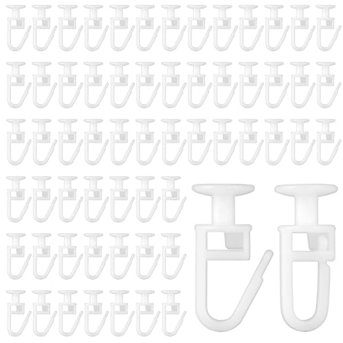 JJUNW 100 Stück Gardinengleiter 10mm, Universal Vorhanghaken Haken für Schiene, Gardinenhaken zum Einhängen Gardinenröllchen Weiß Vorhang Haken für Duschvorhänge Fenstervorhänge Türvorhänge JJUNW 100 Stück Gardinengleiter 10mm, Universal Vorhanghaken Haken für Schiene, Gardinenhaken zum Einhängen Gardinenröllchen Weiß Vorhang Haken für Duschvorhänge Fenstervorhänge Türvorhänge von JJUNW