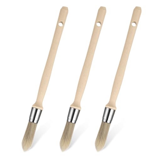 JJUNW 3Stück Spitz Fein Malerpinsel, Rund Lackierpinsel, Kleine Pinsel für Wände Nylon Edelstahl Bogen Ringpinsel für Präzise Arbeiten Hauswandecken Fensterrahmen JJUNW 3Stück Spitz Fein Malerpinsel, Rund Lackierpinsel, Kleine Pinsel für Wände Nylon Edelstahl Bogen Ringpinsel für Präzise Arbeiten Hauswandecken Fensterrahmen von JJUNW
