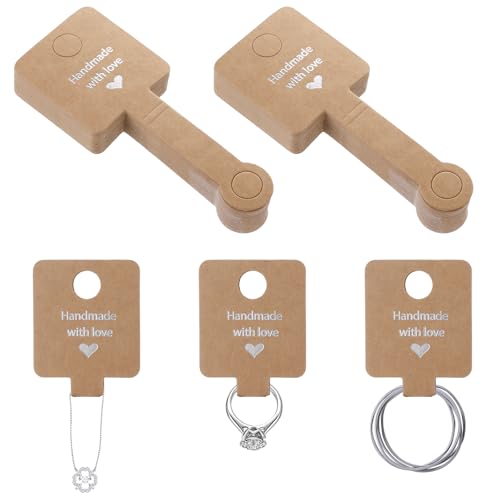 JJUNW Selbstklebende Armband Display Karten, 100Stück Ohrring Display Karten, Kraftpapier Farbe Halsketten Display Karten 10x4cm Schmuck Display Karten für Halsketten Armbändern Fußkettchen Haarringen JJUNW Selbstklebende Armband Display Karten, 100Stück Ohrring Display Karten, Kraftpapier Farbe Halsketten Display Karten 10x4cm Schmuck Display Karten für Halsketten Armbändern Fußkettchen Haarringen von JJUNW