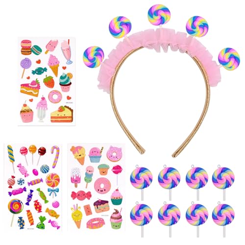 JJYHEHOT 12pcs Lollipop Kostüm Haarreif Regenbogen, Lollipop Stirnband, Lollipop Karneval Haarband, Lollipop Haarreif Haarschmuck für Bonbon Kostüm, Candy Kostüm, Halloween Kostüm, Fasching Kostüm JJYHEHOT 12pcs Lollipop Kostüm Haarreif Regenbogen, Lollipop Stirnband, Lollipop Karneval Haarband, Lollipop Haarreif Haarschmuck für Bonbon Kostüm, Candy Kostüm, Halloween Kostüm, Fasching Kostüm von JJYHEHOT