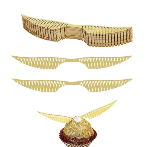 JJiaoLinin Geburtstags Deko,50 Stück Gold Glitter Flügel Kuchen Dekoration Dekoration Hexe aus Schokolade Cupcake Topper Geburtstags Deko Für Süßigkeiten Fans Party Geburtstag Backen Deko … JJiaoLinin Geburtstags Deko,50 Stück Gold Glitter Flügel Kuchen Dekoration Dekoration Hexe aus Schokolade Cupcake Topper Geburtstags Deko Für Süßigkeiten Fans Party Geburtstag Backen Deko … von JJiaoLinin