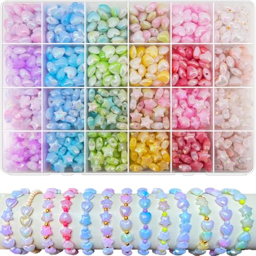 Acryl-Sternperlen für Armband, Schmuckherstellung, ABS, niedliche Acryl-Pastellperlen, bunt, sortiert, ästhetisch, Rianbogen, Kawaii-Perlen, Großpackung für Armband, DIY, Handwerk, Ohrringe Acryl-Sternperlen für Armband, Schmuckherstellung, ABS, niedliche Acryl-Pastellperlen, bunt, sortiert, ästhetisch, Rianbogen, Kawaii-Perlen, Großpackung für Armband, DIY, Handwerk, Ohrringe von JJzxwish