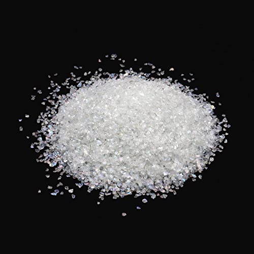 JKDHJK 200g Glasbruchstein Glitzersteine 2-3mm Dekorative Steineunregelmäßige Metallscherben Geeignet Für Nailart Diy, Schmuckverschönerung, Harzformen, Festival Accessoires, Basteln (magic White) JKDHJK 200g Glasbruchstein Glitzersteine 2-3mm Dekorative Steineunregelmäßige Metallscherben Geeignet Für Nailart Diy, Schmuckverschönerung, Harzformen, Festival Accessoires, Basteln (magic White) von JKDHJK