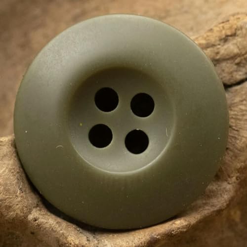 Grüne Cordharzknöpfe, Khaki, Dunkelblau, Jeans, Anzug, Hose, schwarze Knöpfe, 15 mm/18 mm/20 mm, Grün, 20 mm (10 Stück) von JKDSAO