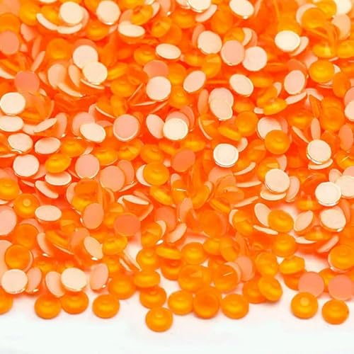 Neon-Strasssteine SS16-SS20, flache Rückseite, Glas, nicht Hotfix-Strasssteine, Neonorange, SS20, 1440 Stück Neon-Strasssteine SS16-SS20, flache Rückseite, Glas, nicht Hotfix-Strasssteine, Neonorange, SS20, 1440 Stück von JKDSAO