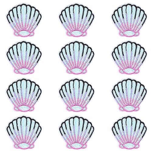 JKJF 12 Stück Muscheln Patches Seashell Aufbügeln Bügelbild Muscheln Aufnäher Applikation Meerestiere Stickerei Patches für Kleidung Rucksack Schuhe Jacke Jeans Hut Kleid JKJF 12 Stück Muscheln Patches Seashell Aufbügeln Bügelbild Muscheln Aufnäher Applikation Meerestiere Stickerei Patches für Kleidung Rucksack Schuhe Jacke Jeans Hut Kleid von JKJF