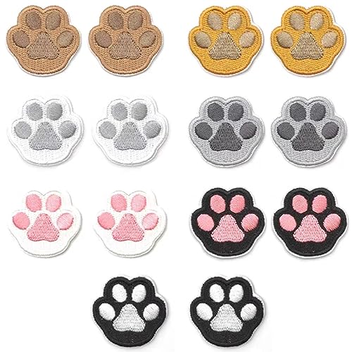 JKJF 14 Stück Bärentatze Patches Pfoten Aufbügeln Bügelbild Katzenpfoten Aufnäher Applikation Hundepfoten Stickerei Patches für Kleidung Rucksack Schuhe Jacke Jeans Hut Kleid JKJF 14 Stück Bärentatze Patches Pfoten Aufbügeln Bügelbild Katzenpfoten Aufnäher Applikation Hundepfoten Stickerei Patches für Kleidung Rucksack Schuhe Jacke Jeans Hut Kleid von JKJF