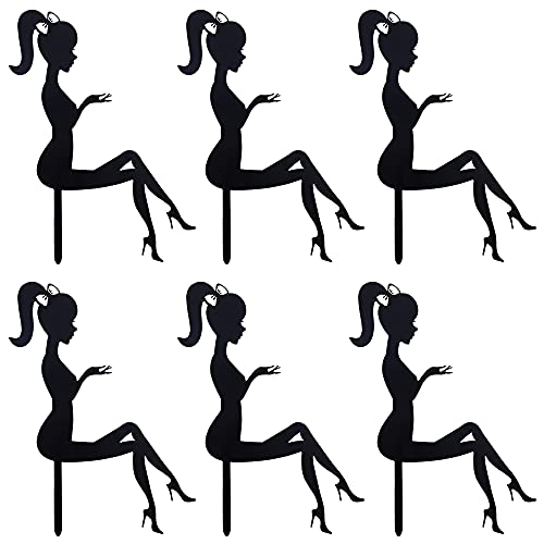 JKJF High Heels Lady Girl Cupcake Topper Acryl Kuchen Topper Personalisierte Kuchen Topper für Kuchen Dessert Dekorieren Hochzeit Geburtstagsfeier Jubiläum Lieferungen -6 Stk JKJF High Heels Lady Girl Cupcake Topper Acryl Kuchen Topper Personalisierte Kuchen Topper für Kuchen Dessert Dekorieren Hochzeit Geburtstagsfeier Jubiläum Lieferungen -6 Stk von JKJF