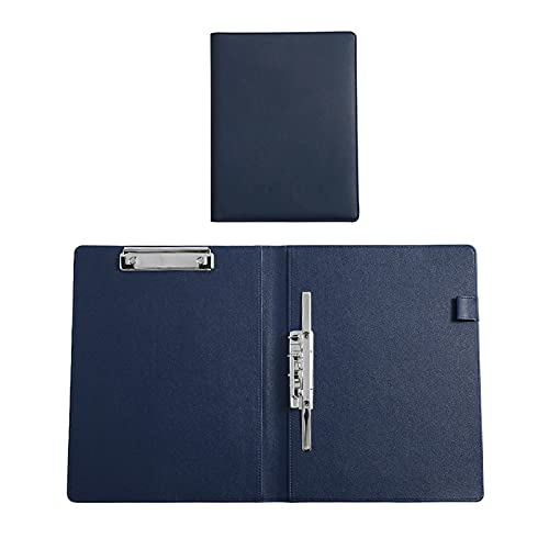 Aktenordner, 2 Packungen, A4, Faltmappe mit Doppelmappe, Multifunktionsmappe, Schreibtafel mit Stiftehalter für Schule, Büro, kommerzielle Akten, Blau von JKJZSALJ