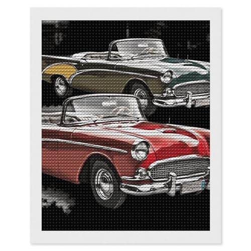 JKLQWH Oldfashioned Diamond Painting Kit für Erwachsene und Anfänger, Diamant-Kunst-Set, Wandkunst, DIY-Voll-Rundbohrer-Punkt-Malerei-Kits für Heimdekoration, 40,6 x 50,8 cm JKLQWH Oldfashioned Diamond Painting Kit für Erwachsene und Anfänger, Diamant-Kunst-Set, Wandkunst, DIY-Voll-Rundbohrer-Punkt-Malerei-Kits für Heimdekoration, 40,6 x 50,8 cm von JKLQWH