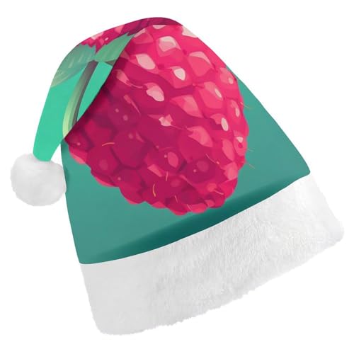 JKLQWH Weihnachtsmütze, Weihnachtsmütze, Partyhut mit Himbeeren, Weihnachtsmannmütze für Erwachsene, Uni, klassische Weihnachtsmannmütze, extra dick, Weihnachtsmütze, Wintermütze, Neujahr, JKLQWH Weihnachtsmütze, Weihnachtsmütze, Partyhut mit Himbeeren, Weihnachtsmannmütze für Erwachsene, Uni, klassische Weihnachtsmannmütze, extra dick, Weihnachtsmütze, Wintermütze, Neujahr, von JKLQWH