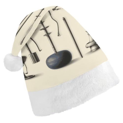 JKLQWH Weihnachtsmütze, Weihnachtsmütze, Partyhut mit Instrumenten, Weihnachtsmannmütze für Erwachsene, Uni, klassische Weihnachtsmannmütze, extra dick, Weihnachtsmütze, Wintermütze, Neujahr, JKLQWH Weihnachtsmütze, Weihnachtsmütze, Partyhut mit Instrumenten, Weihnachtsmannmütze für Erwachsene, Uni, klassische Weihnachtsmannmütze, extra dick, Weihnachtsmütze, Wintermütze, Neujahr, von JKLQWH