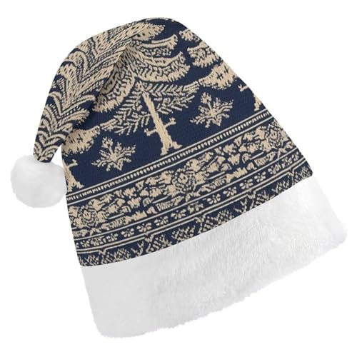 JKLQWH Weihnachtsmütze, Weihnachtsmütze, Partyhut mit Weihnachtsbaum-Muster, Weihnachtsmannmütze für Erwachsene, Uni, klassische Weihnachtsmannmütze, extra dick, Weihnachtsmütze, Wintermütze, JKLQWH Weihnachtsmütze, Weihnachtsmütze, Partyhut mit Weihnachtsbaum-Muster, Weihnachtsmannmütze für Erwachsene, Uni, klassische Weihnachtsmannmütze, extra dick, Weihnachtsmütze, Wintermütze, von JKLQWH