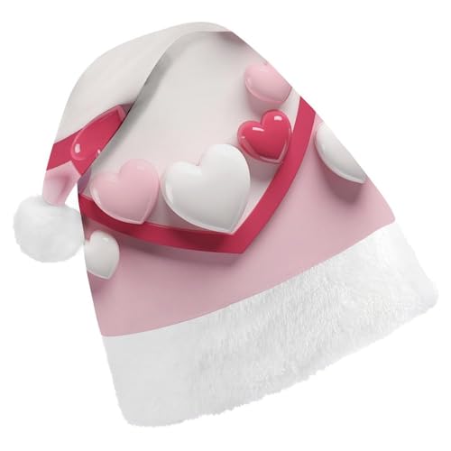 JKLQWH Weihnachtsmütze, Weihnachtsmütze mit Herzform, Weihnachtsmannmütze für Erwachsene, Uni, klassische Weihnachtsmannmütze, extra dick, Weihnachtsmütze, Wintermütze, Neujahr, festliche Party, JKLQWH Weihnachtsmütze, Weihnachtsmütze mit Herzform, Weihnachtsmannmütze für Erwachsene, Uni, klassische Weihnachtsmannmütze, extra dick, Weihnachtsmütze, Wintermütze, Neujahr, festliche Party, von JKLQWH