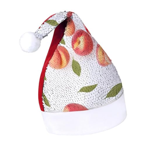 JKLQWH Weihnachtsmütze mit Pailletten, mit pfirsichfarbener Weihnachtsmütze, lustige Weihnachtsmütze, Weihnachtsgeschenke für Damen und Herren, Anzug für Familie, Weihnachten, Silvester, Festival, JKLQWH Weihnachtsmütze mit Pailletten, mit pfirsichfarbener Weihnachtsmütze, lustige Weihnachtsmütze, Weihnachtsgeschenke für Damen und Herren, Anzug für Familie, Weihnachten, Silvester, Festival, von JKLQWH